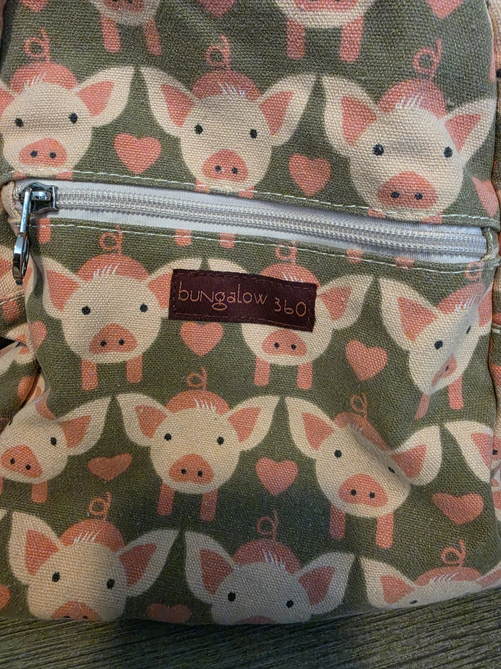 Bungalow 360 Pink Piglet Pattern Mini Backpack